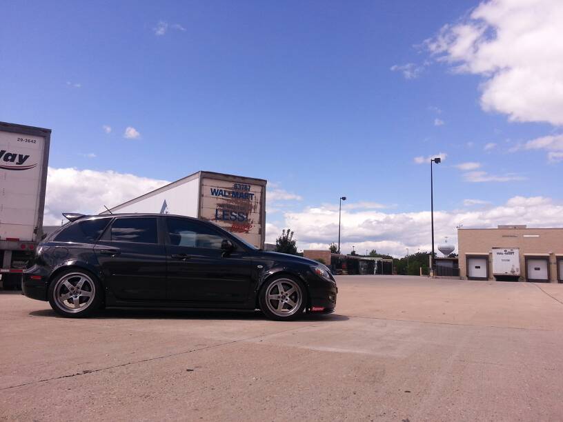 photo 5 Mazda MAZDASPEED3 custom wheels Cosmis Racing XT005R  18x9.0, ET +25, tire size 245/40 R18. x ET 