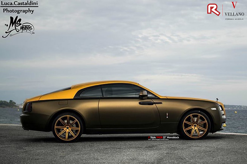 photo 2 Rolls-Royce Wraith custom wheels Vellano VM28 22x, ET , tire size X R22. x ET 