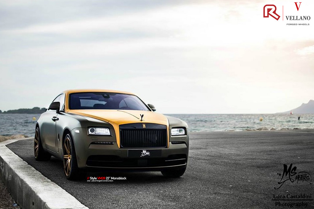 photo 4 Rolls-Royce Wraith custom wheels Vellano VM28 22x, ET , tire size X R22. x ET 