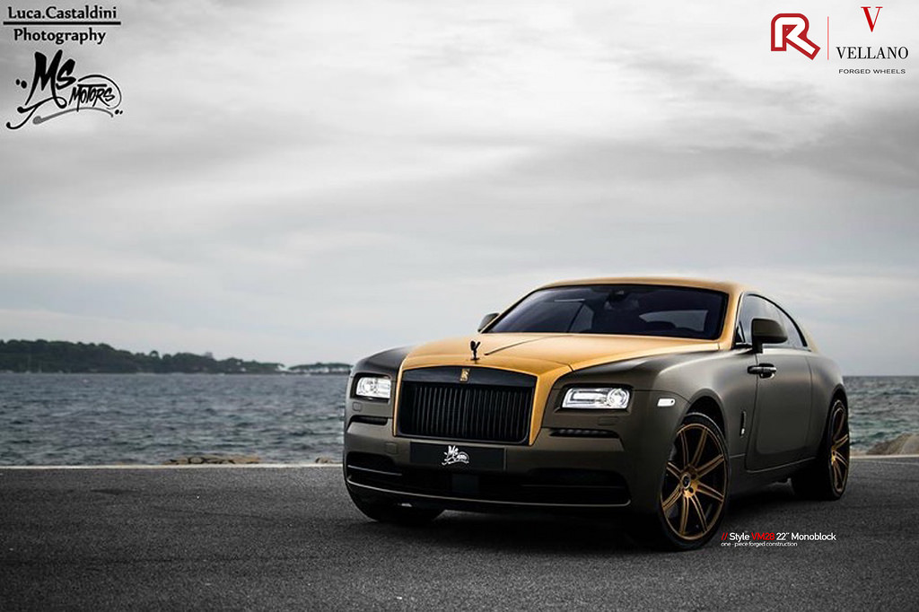 photo 1 Rolls-Royce Wraith custom wheels Vellano VM28 22x, ET , tire size X R22. x ET 