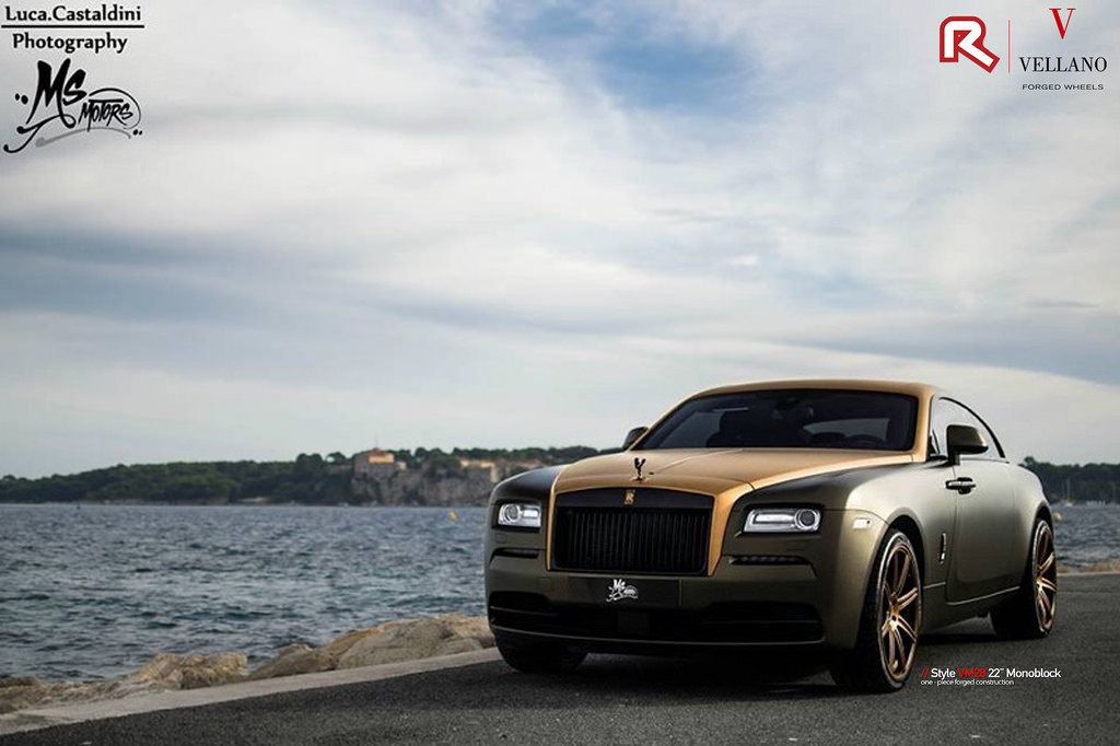 photo 6 Rolls-Royce Wraith custom wheels Vellano VM28 22x, ET , tire size X R22. x ET 