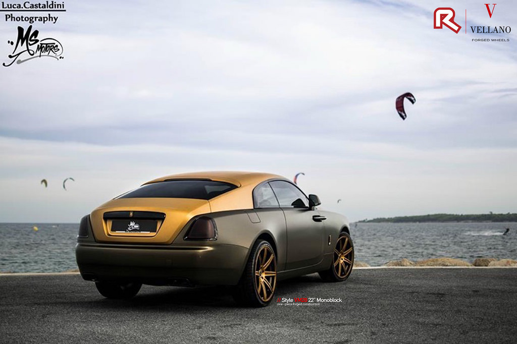 photo 7 Rolls-Royce Wraith custom wheels Vellano VM28 22x, ET , tire size X R22. x ET 