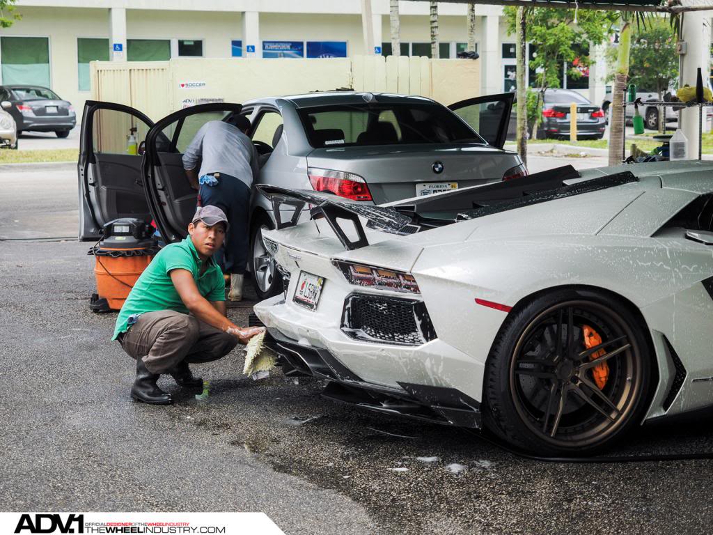photo 12 Lamborghini Aventador custom wheels ADV05 M.V2 CS  21x9.5, ET , tire size X R21. 22x12.5 ET 