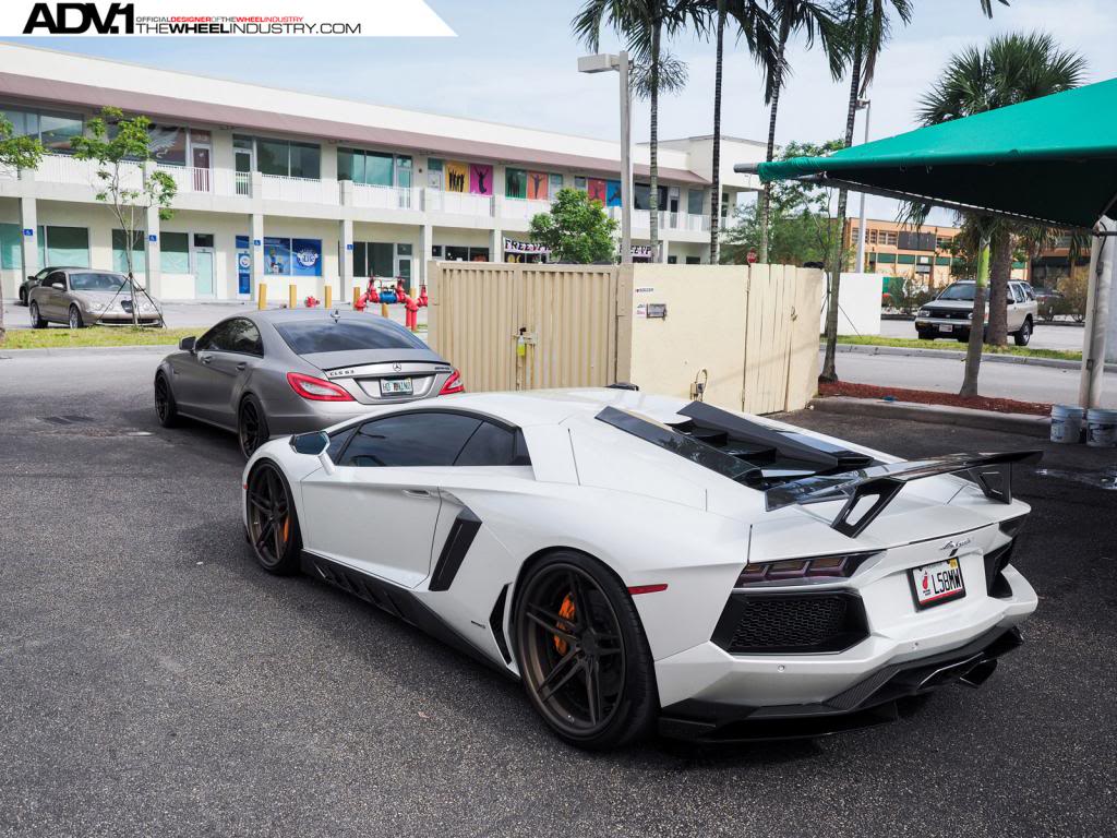 photo 14 Lamborghini Aventador custom wheels ADV05 M.V2 CS  21x9.5, ET , tire size X R21. 22x12.5 ET 