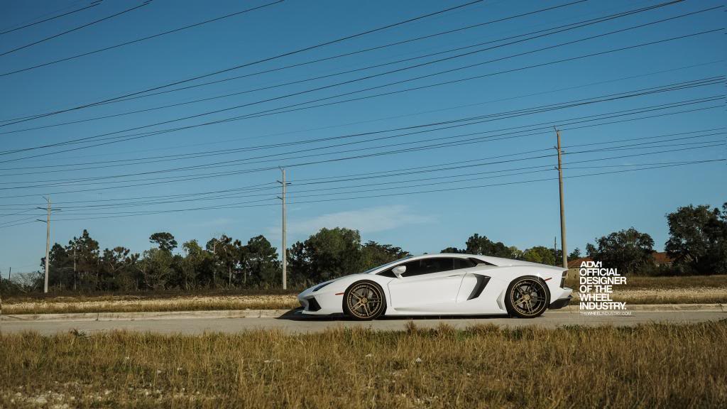 photo 9 Lamborghini Aventador custom wheels ADV05 CS SERIES 21x9.5, ET , tire size X R21. 22x12.5 ET 