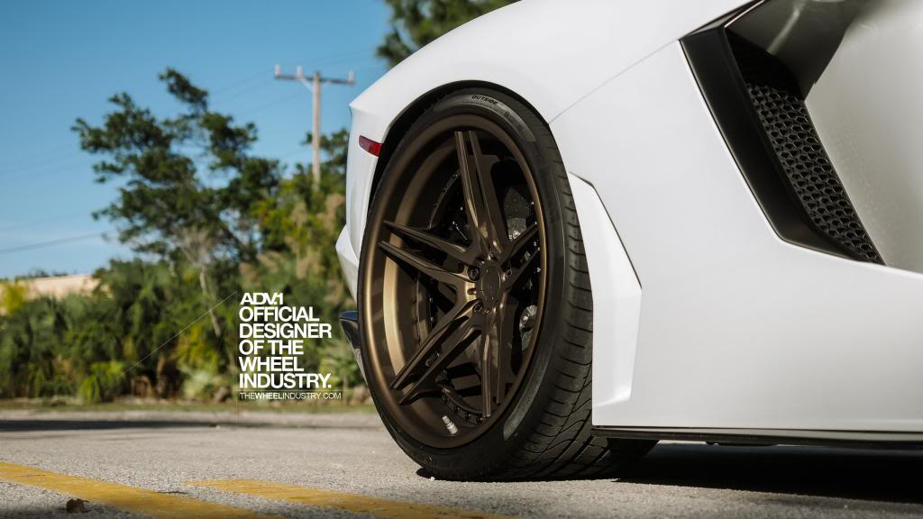 photo 10 Lamborghini Aventador custom wheels ADV05 CS SERIES 21x9.5, ET , tire size X R21. 22x12.5 ET 