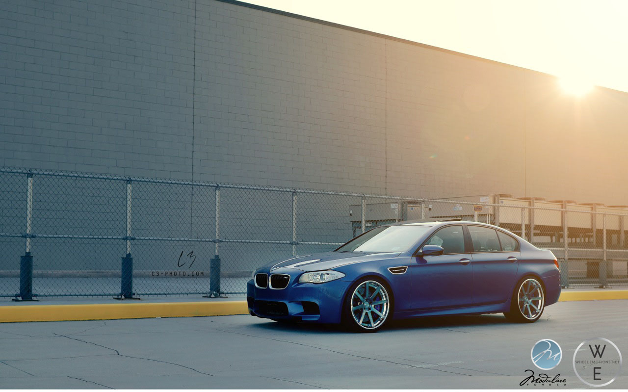 photo 5 BMW M5 custom wheels Modulare S28 21x9.5, ET , tire size X R21. 21x11.0 ET 