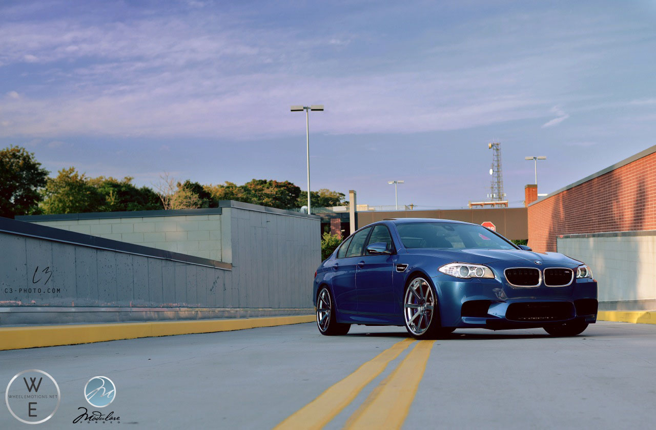 photo 6 BMW M5 custom wheels Modulare S28 21x9.5, ET , tire size X R21. 21x11.0 ET 