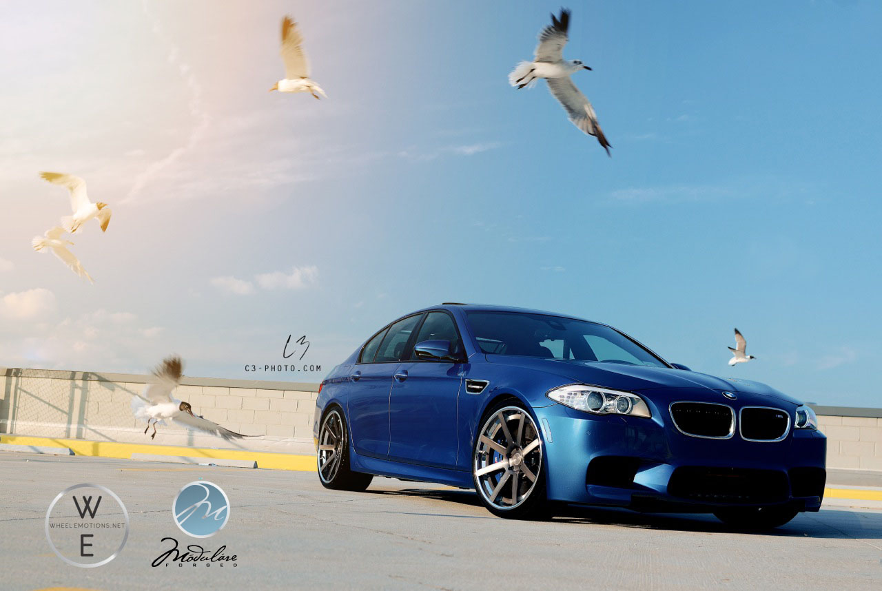 photo 9 BMW M5 custom wheels Modulare S28 21x9.5, ET , tire size X R21. 21x11.0 ET 