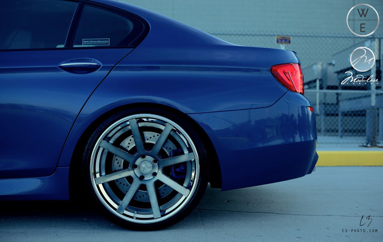 photo 10 BMW M5 custom wheels Modulare S28 21x9.5, ET , tire size X R21. 21x11.0 ET 