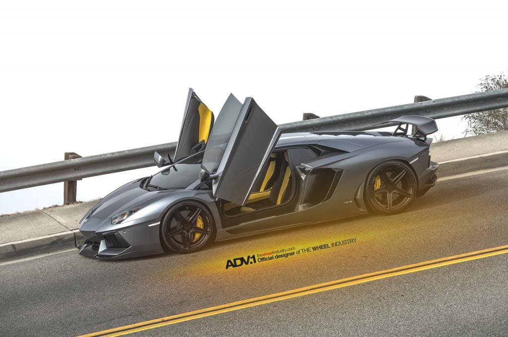 photo 14 Lamborghini Aventador custom wheels ADV5.1 SL Series Monoblock  20x9.0, ET , tire size X R20. 21x12.5 ET 
