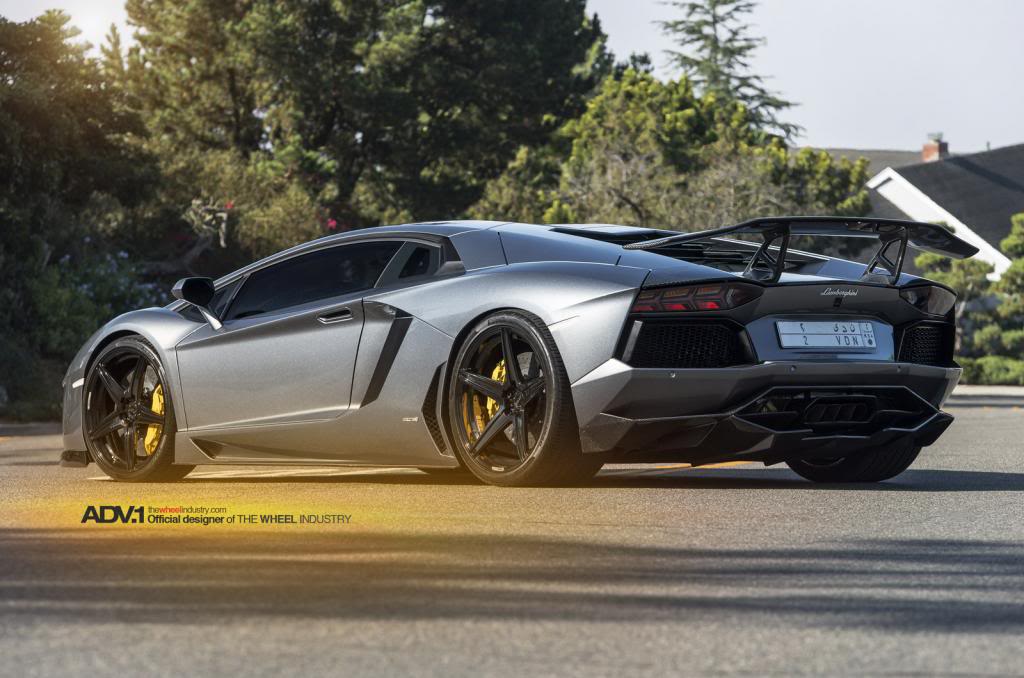 photo 17 Lamborghini Aventador custom wheels ADV5.1 SL Series Monoblock  20x9.0, ET , tire size X R20. 21x12.5 ET 