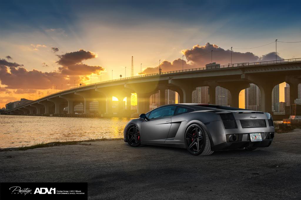 photo 6 Lamborghini Gallardo custom wheels ADV05 Track Spec 20x9.0, ET , tire size X R20. 20x12.0 ET