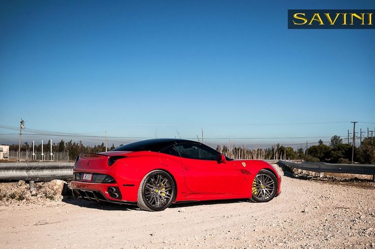 photo 4 Ferrari California custom wheels Savini SV25-C 21x9.0, ET , tire size 255/30 R21. 22x11.5 ET 315/25 R22