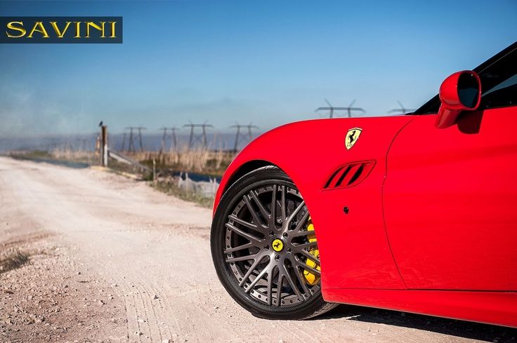 photo 5 Ferrari California custom wheels Savini SV25-C 21x9.0, ET , tire size 255/30 R21. 22x11.5 ET 315/25 R22