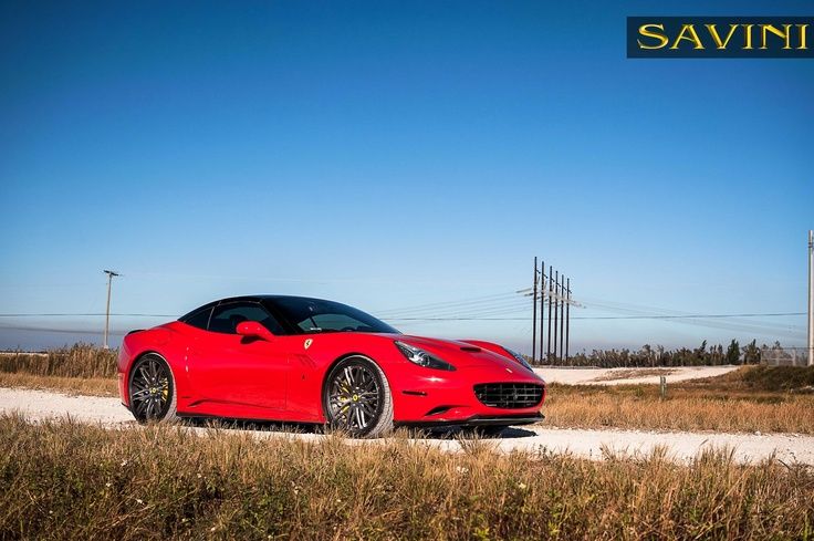 photo 6 Ferrari California custom wheels Savini SV25-C 21x9.0, ET , tire size 255/30 R21. 22x11.5 ET 315/25 R22