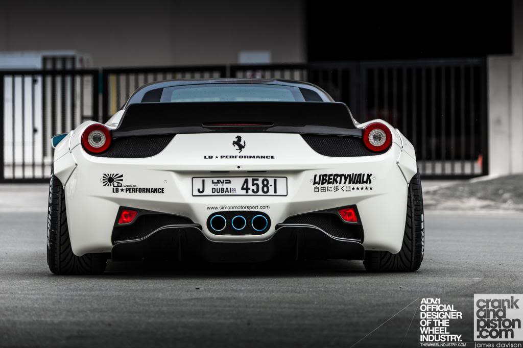 photo 5 Ferrari 458 Italia custom wheels ADV.1 Liberty Walk x, ET , tire size X R. x ET