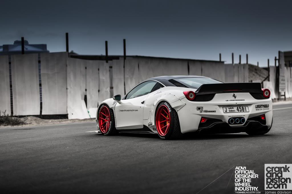 photo 8 Ferrari 458 Italia custom wheels ADV.1 Liberty Walk x, ET , tire size X R. x ET