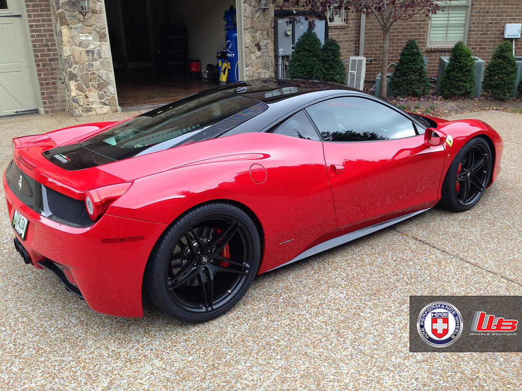 photo 1 Ferrari 458 Italia custom wheels HRE P107 20x9.0, ET , tire size 245/35 R20. 21x12.5 ET 355/25 R21