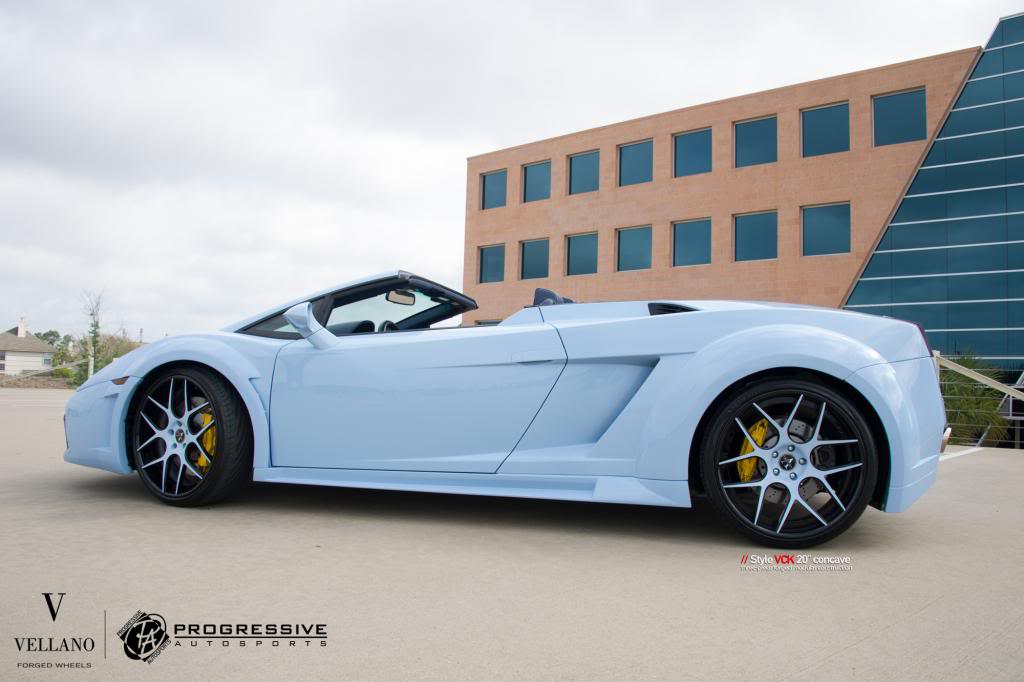 photo 9 Lamborghini Gallardo custom wheels VCK CONCAVE 20x8.0, ET , tire size X R20. 20x11.5 ET