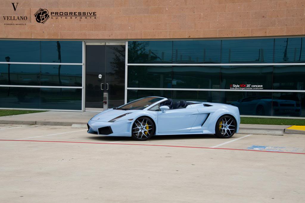 photo 10 Lamborghini Gallardo custom wheels VCK CONCAVE 20x8.0, ET , tire size X R20. 20x11.5 ET