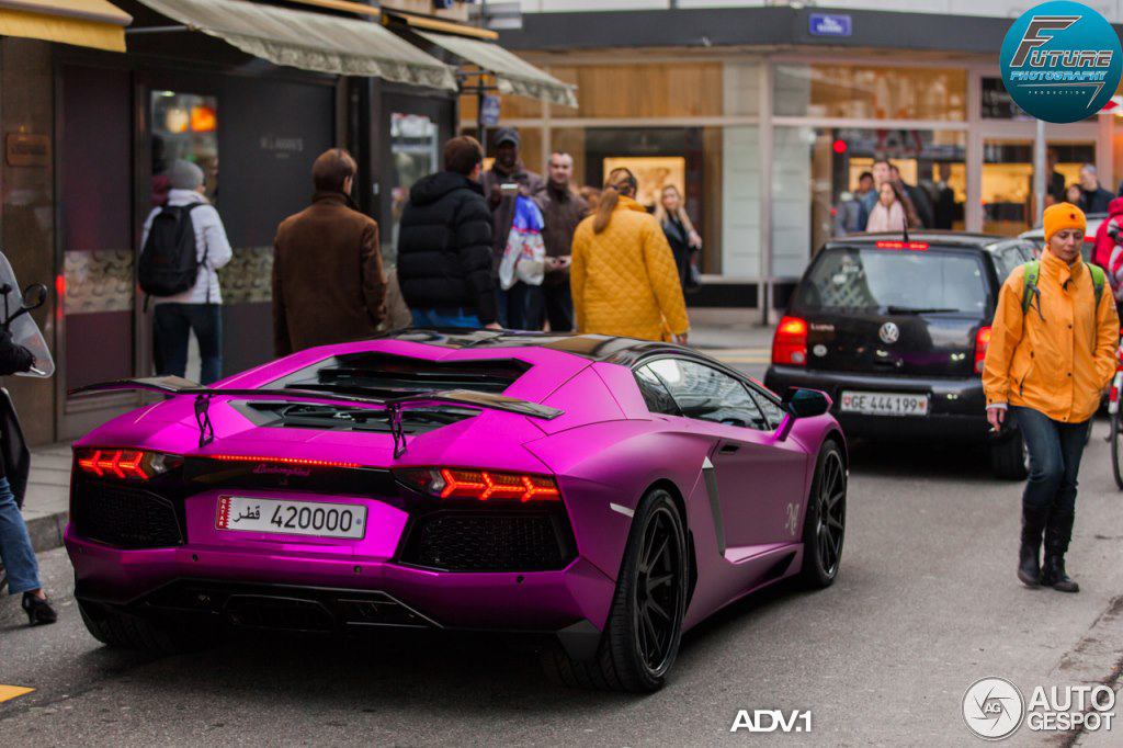 photo 10 Lamborghini Aventador custom wheels ADV10 Track Spec's 20x9.5, ET , tire size X R20. 21x12.5 ET 