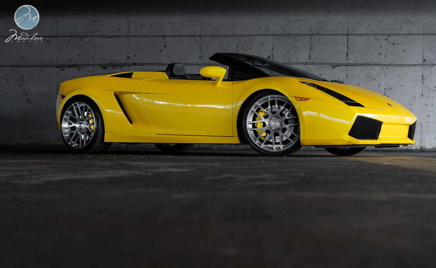 photo 2 Lamborghini Gallardo custom wheels Modulare B14 forged monoblock 20x8.5, ET , tire size 245/30 R20. 20x12.0 ET 315/25 R20