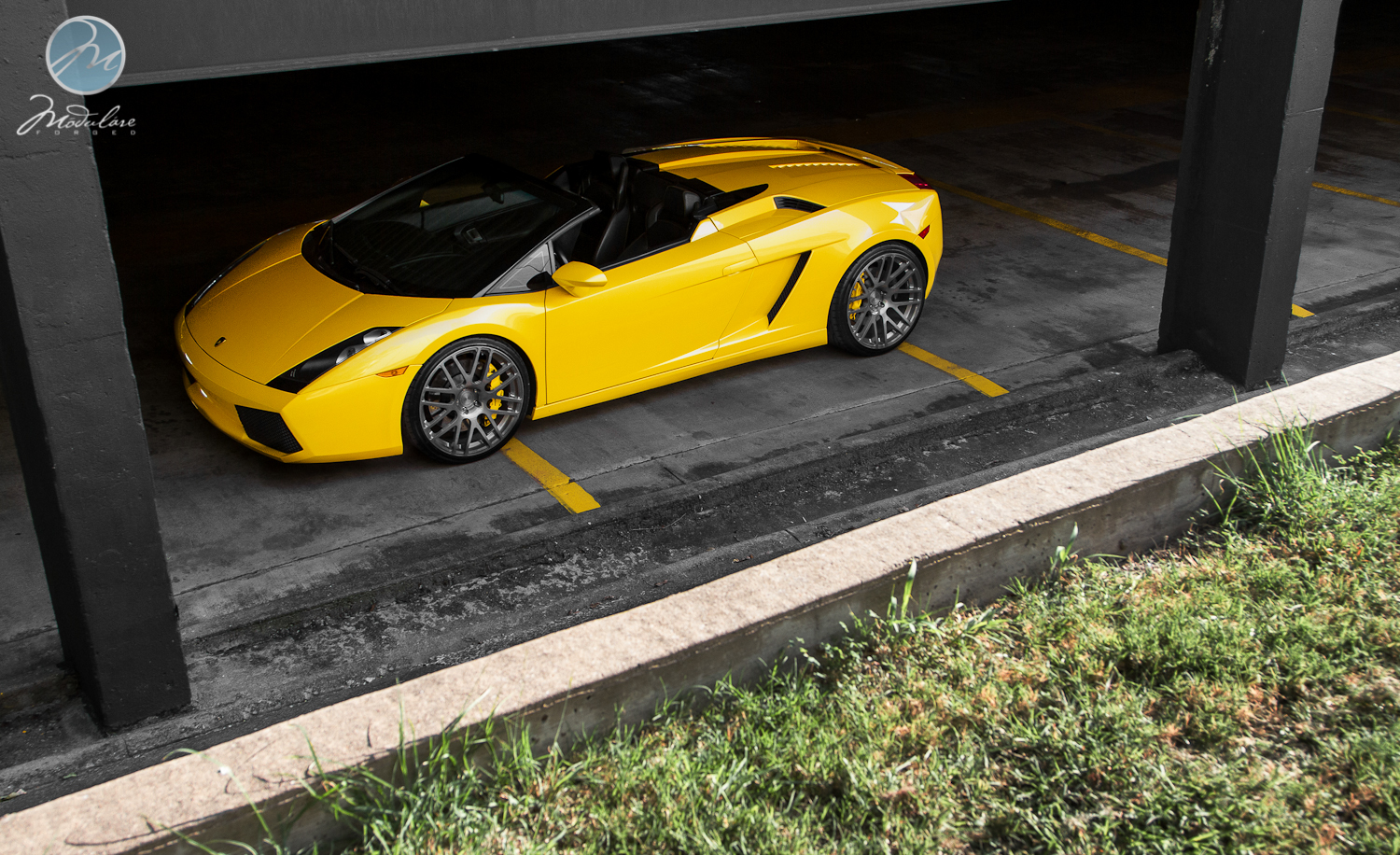 photo 4 Lamborghini Gallardo custom wheels Modulare B14 forged monoblock 20x8.5, ET , tire size 245/30 R20. 20x12.0 ET 315/25 R20