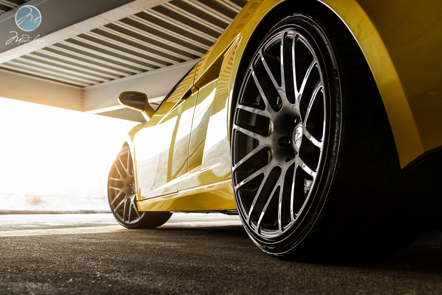 photo 6 Lamborghini Gallardo custom wheels Modulare B14 forged monoblock 20x8.5, ET , tire size 245/30 R20. 20x12.0 ET 315/25 R20
