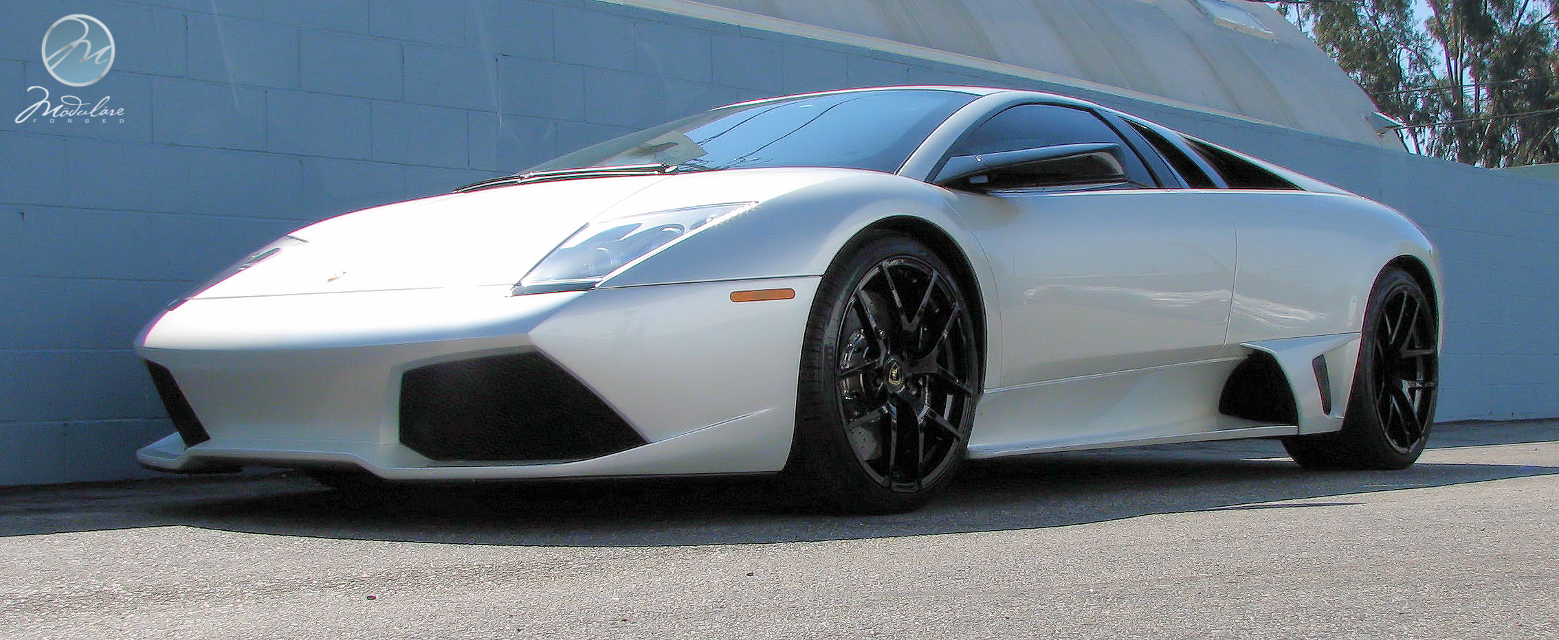 photo 4 Lamborghini Murcielago custom wheels Modulare  B18 gloss 19x8.5, ET , tire size X R19. 20x13.0 ET 