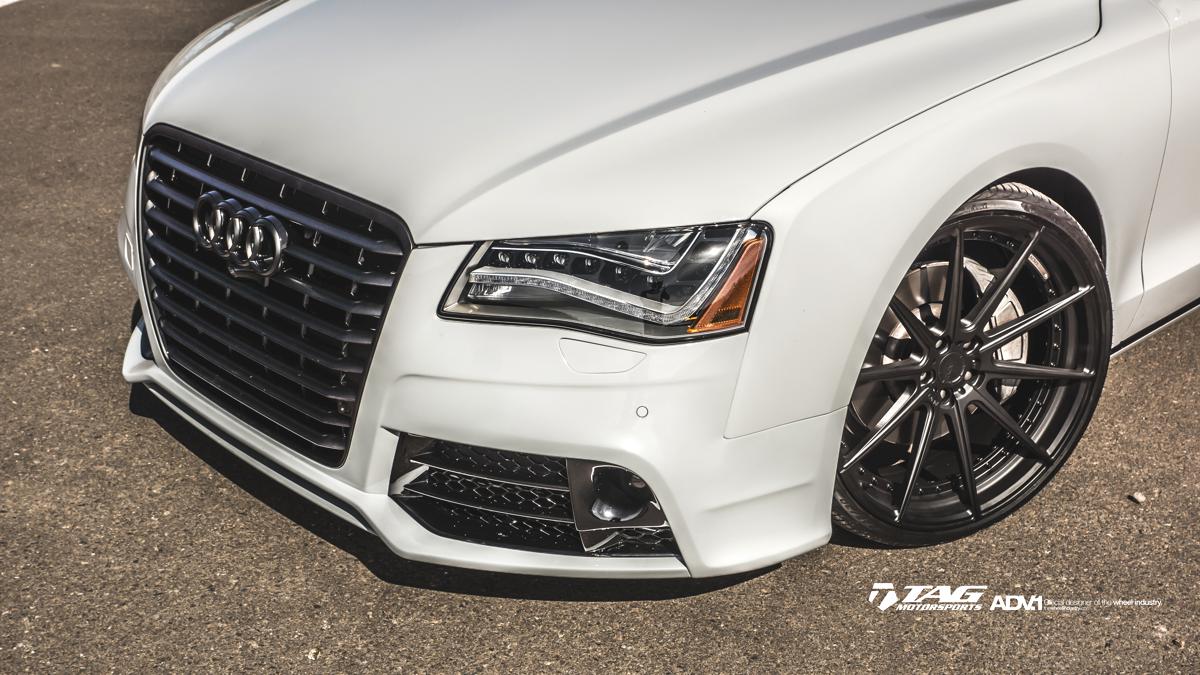 photo 1 Audi A8 custom wheels ADV10 MV2 SL 22x, ET , tire size 245/30 R22. x ET 295/25 R