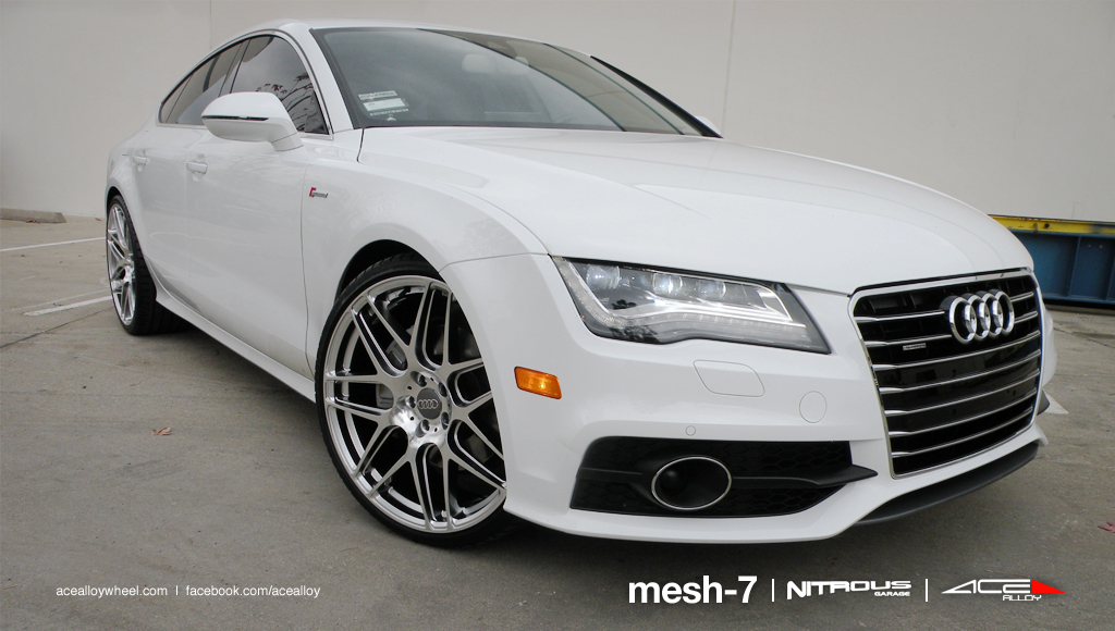 photo 2 Audi A7 custom wheels ACE Mesh-7 22x9.0, ET , tire size X R22. 22x10.5 ET 