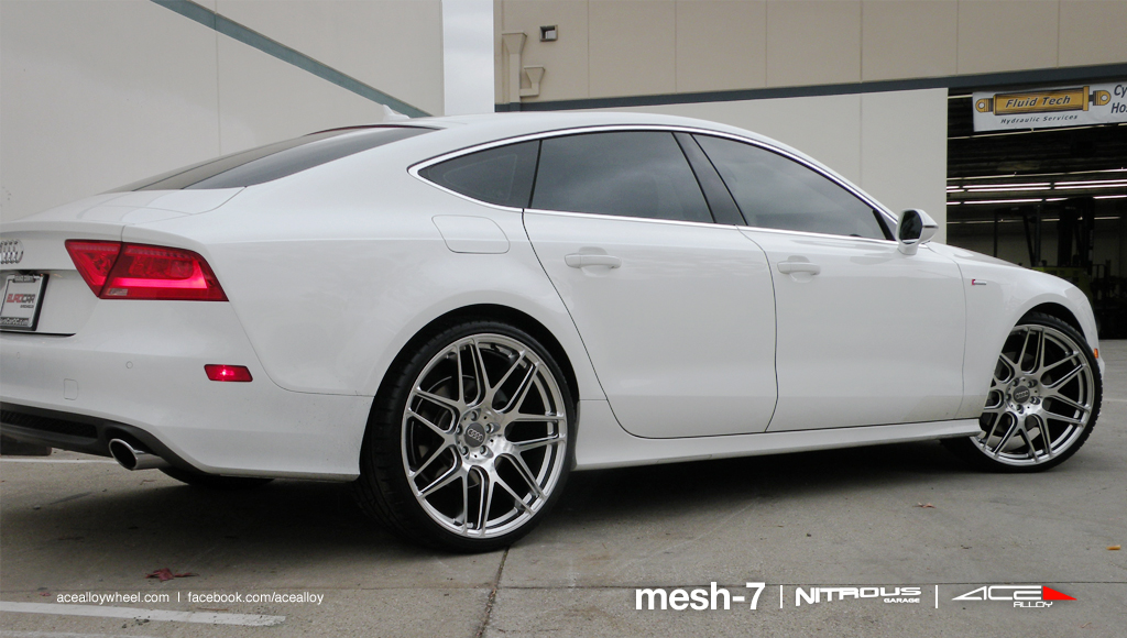 photo 5 Audi A7 custom wheels ACE Mesh-7 22x9.0, ET , tire size X R22. 22x10.5 ET 