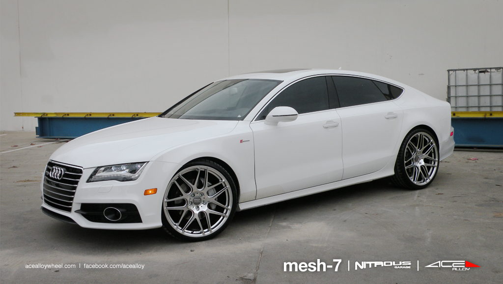photo 6 Audi A7 custom wheels ACE Mesh-7 22x9.0, ET , tire size X R22. 22x10.5 ET 