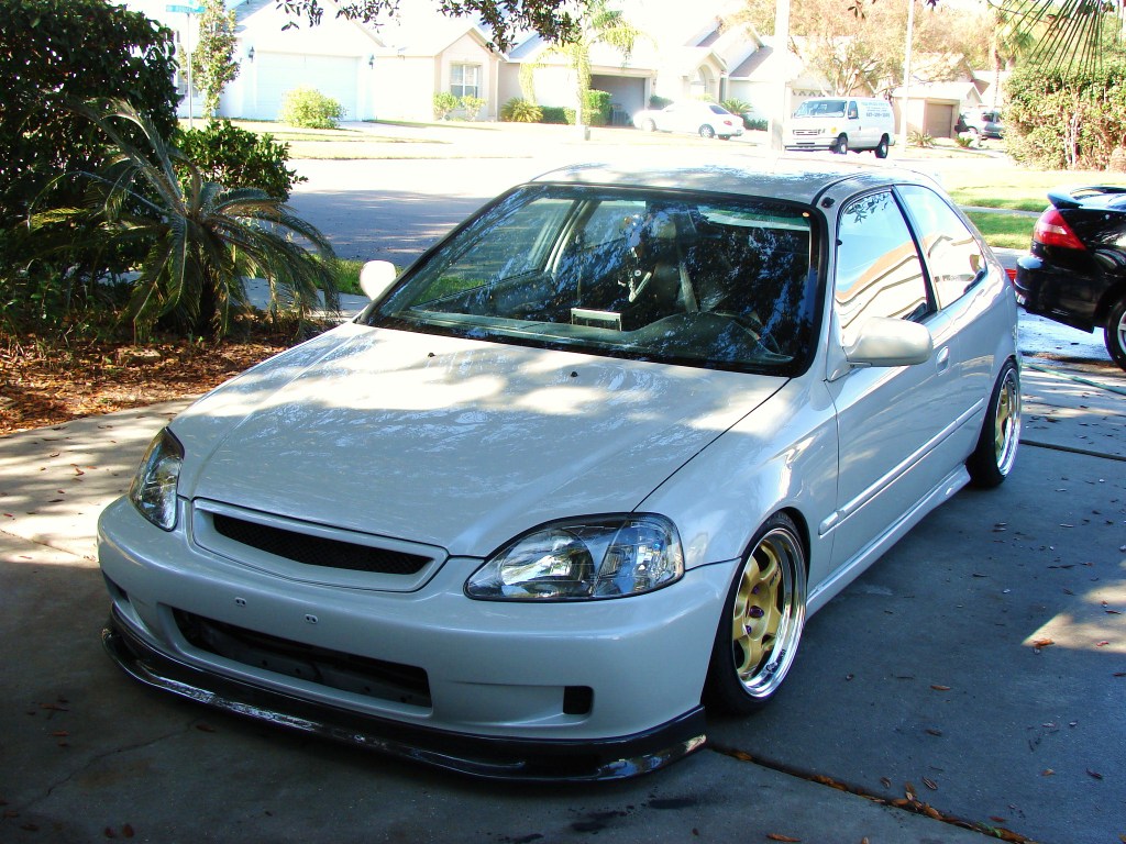 photo 2 Honda Civic custom wheels WORK Meister S1 15x7.0, ET +10, tire size 165/45 R15. 15x7.0 ET0 165/45 R15