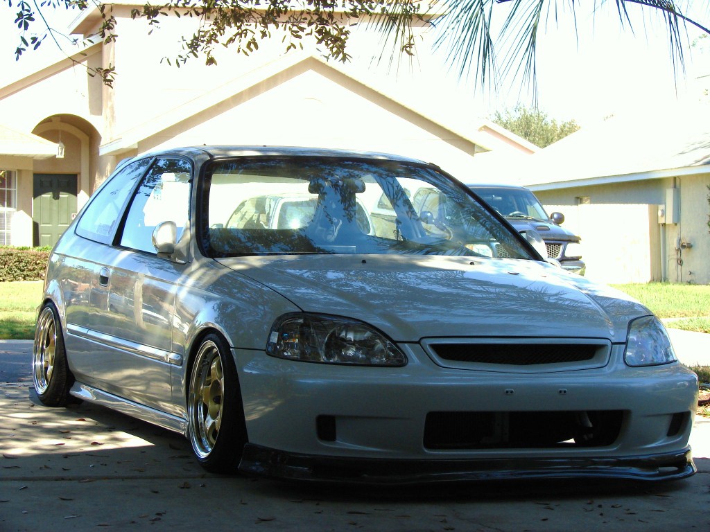 photo 4 Honda Civic custom wheels WORK Meister S1 15x7.0, ET +10, tire size 165/45 R15. 15x7.0 ET0 165/45 R15
