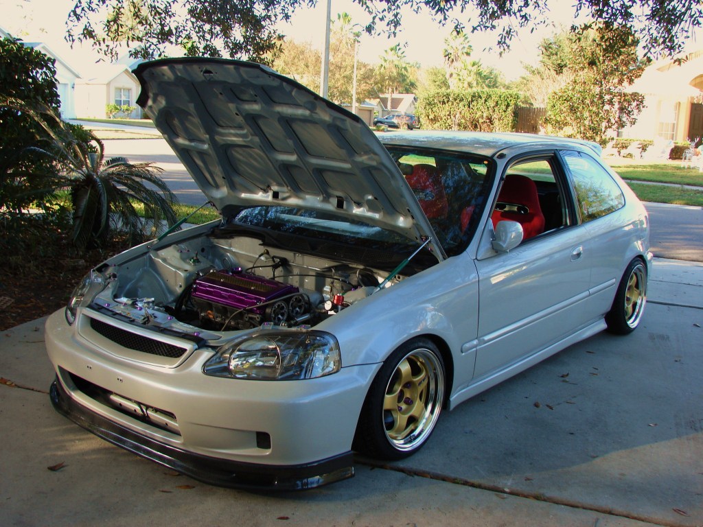 photo 5 Honda Civic custom wheels WORK Meister S1 15x7.0, ET +10, tire size 165/45 R15. 15x7.0 ET0 165/45 R15