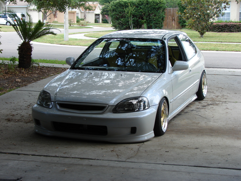 photo 13 Honda Civic custom wheels WORK Meister S1 15x7.0, ET +10, tire size 165/45 R15. 15x7.0 ET0 165/45 R15