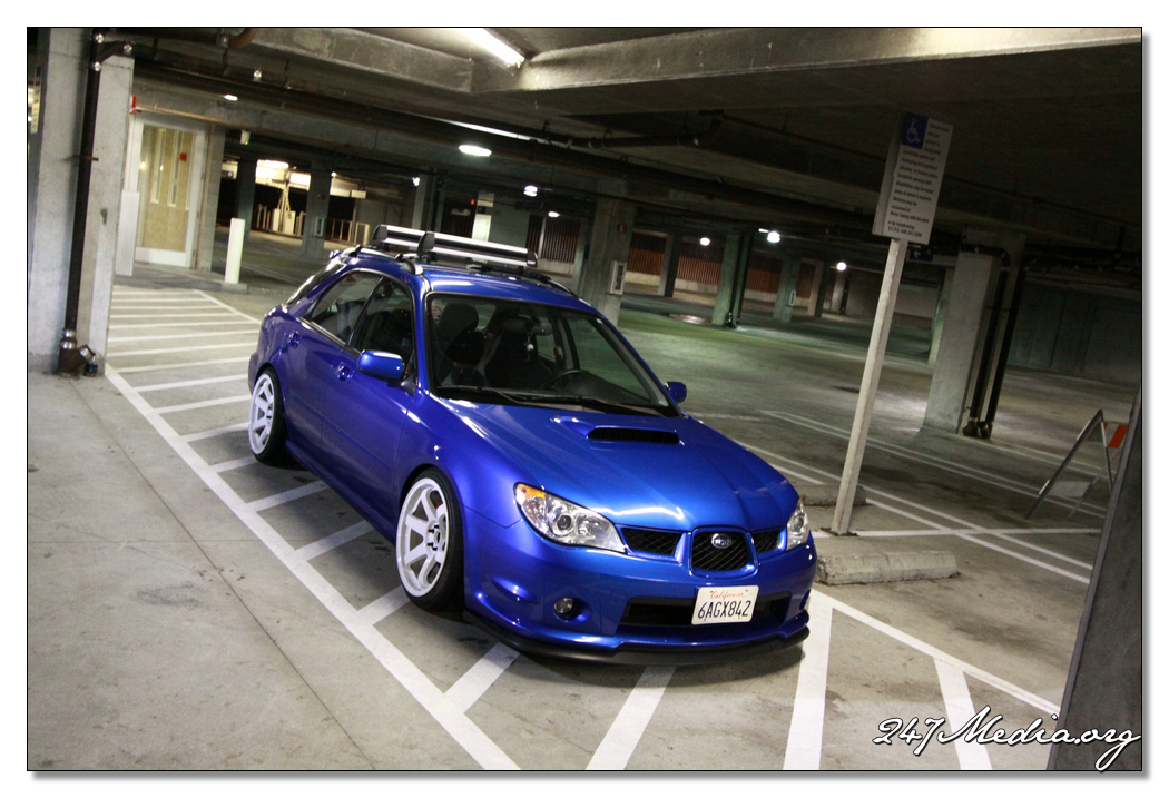 photo 2 Subaru Impreza WRX custom wheels Rota Grid 18x9.5, ET +38, tire size 225/40 R18. 18x9.5 ET+35 