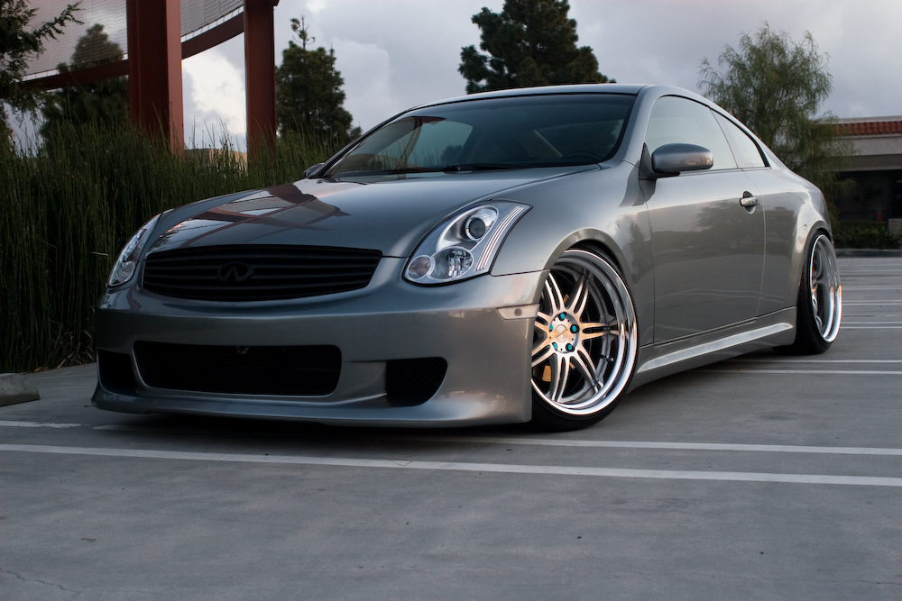 photo 1 Infiniti G35 custom wheels WORK Varianza T1S 20x9.5, ET +3, tire size 225/35 R20. 20x10.5 ET0 245/35 R20