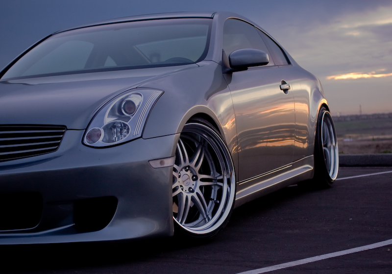 photo 9 Infiniti G35 custom wheels WORK Varianza T1S 20x9.5, ET +3, tire size 225/35 R20. 20x10.5 ET0 245/35 R20