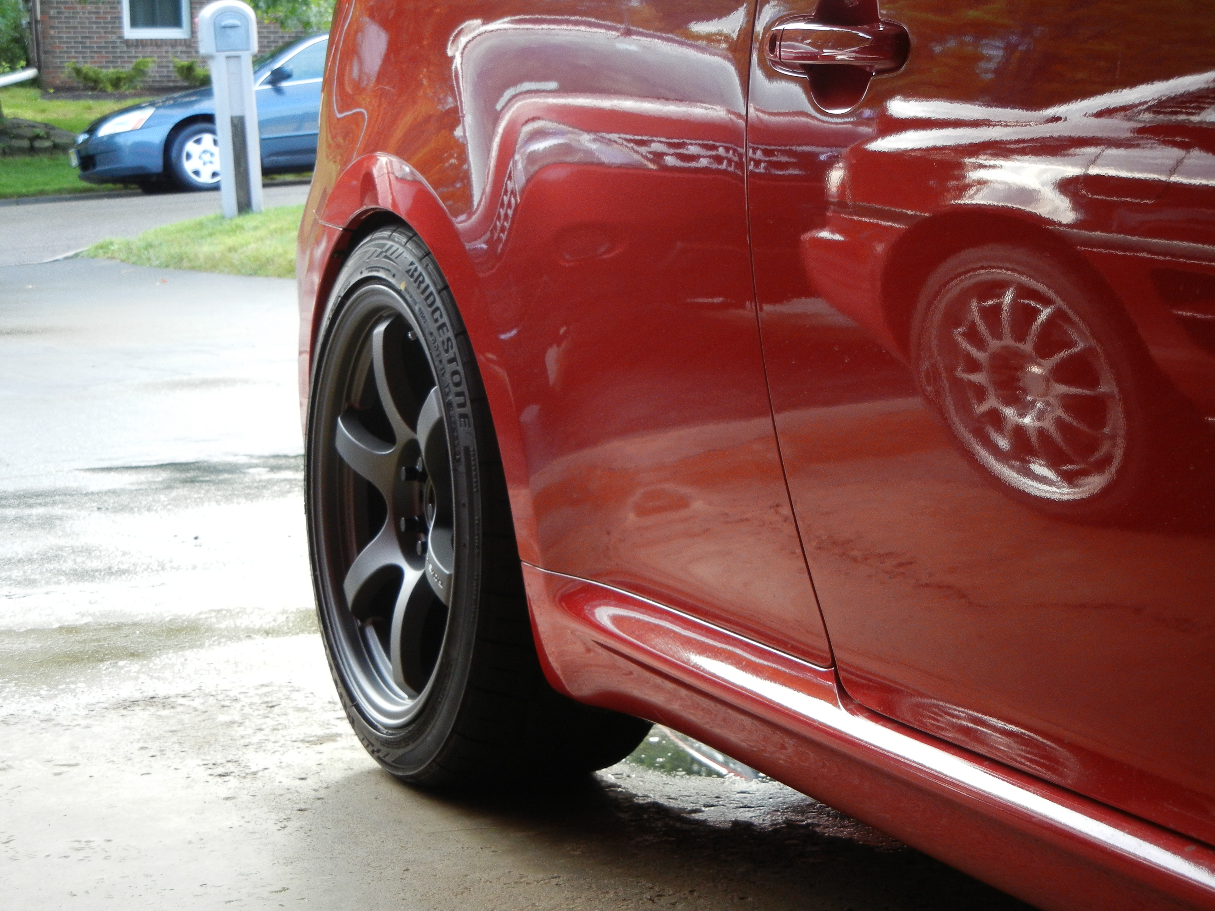photo 1 Scion tC custom wheels Gram Lights 57DR  18x9.5, ET +38, tire size 245/40 R18. x ET 