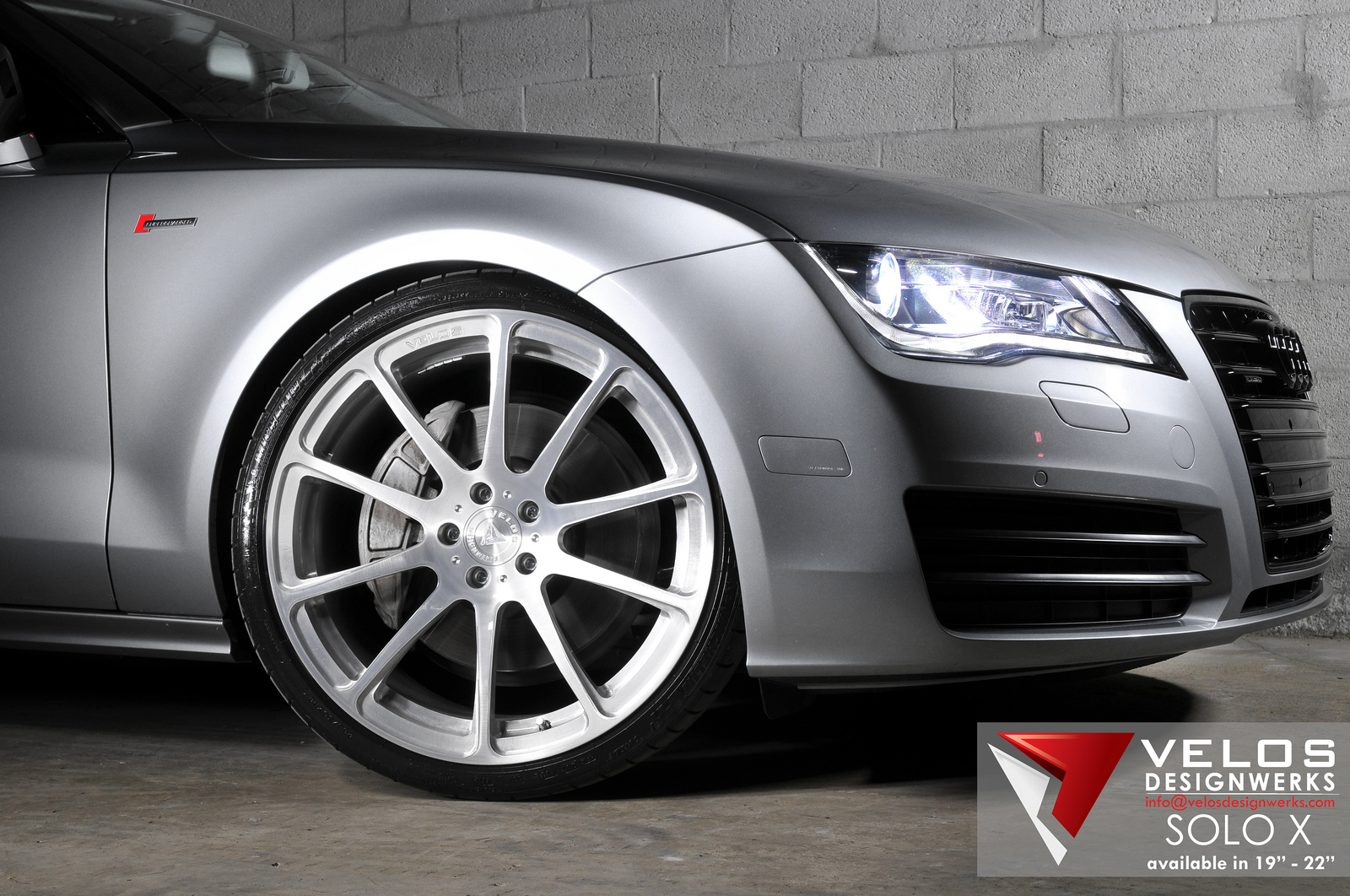 photo 1 Audi A7 custom wheels Velos Solo X 20x, ET , tire size X R20. x ET 