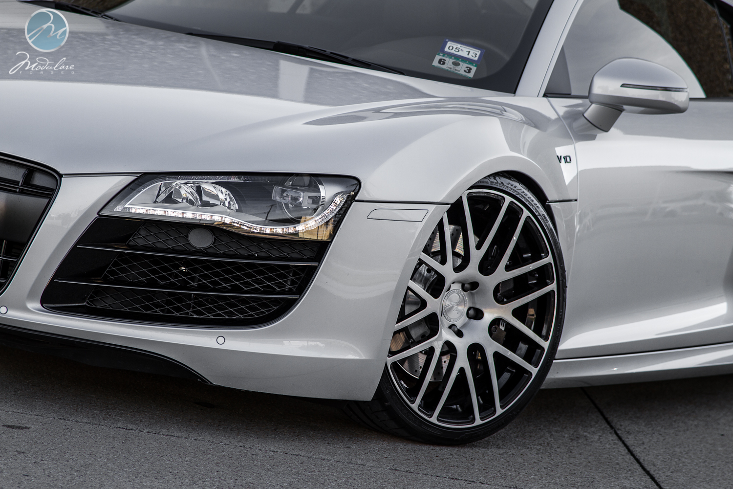 photo 5 Audi R8 custom wheels Modulare B14 20x8.5, ET , tire size 245/30 R20. 20x12.0 ET 325/25 R20