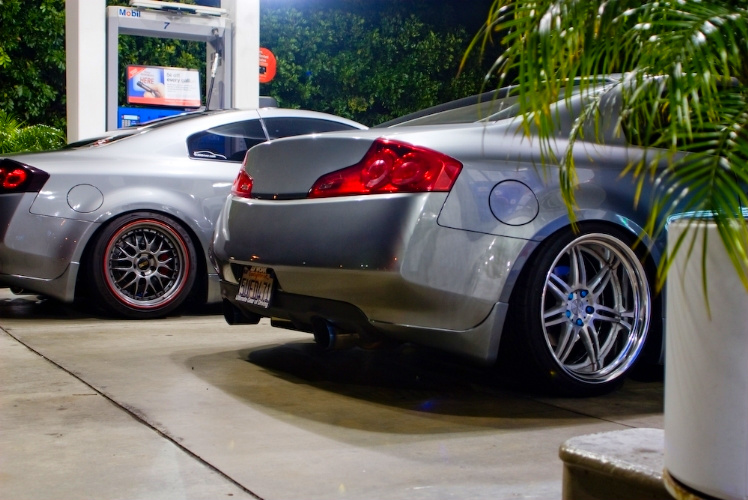 photo 6 Infiniti G35 custom wheels BBS RS813 18x9.5, ET -1, tire size 245/40 R18. 18x9.5 ET-11 