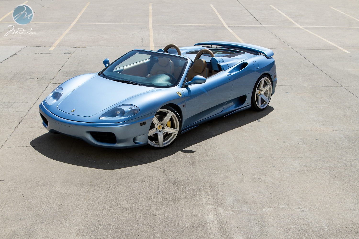 photo 6 Ferrari 360 Modena custom wheels Modulare B7 20x, ET , tire size 245/30 R20. x ET 315/25 R