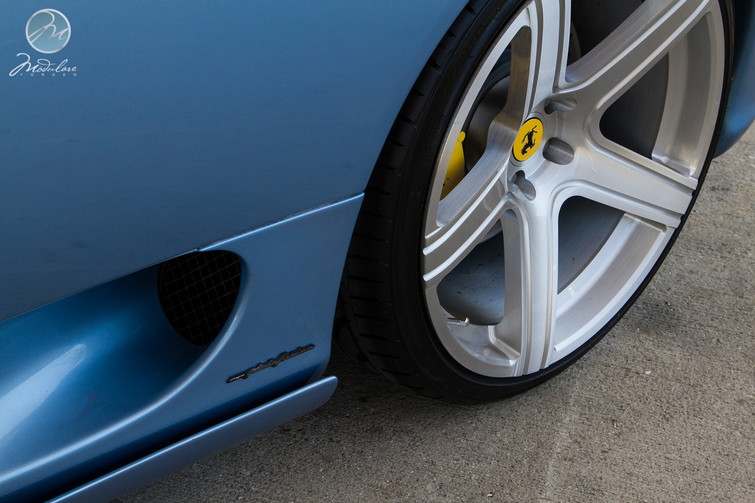 photo 1 Ferrari 360 Modena custom wheels Modulare B7 20x, ET , tire size 245/30 R20. x ET 315/25 R