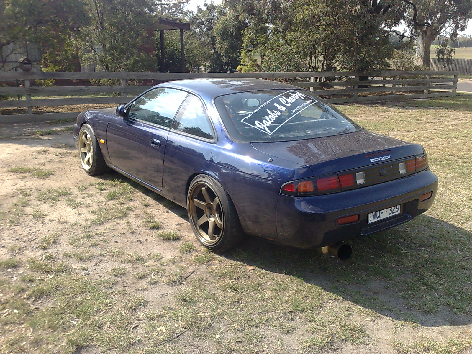 photo 4 Nissan S14 custom wheels Volk Racing TE37 17x9.5, ET -3, tire size 225/45 R17. 18x10.5 ET+22 245/40 R18