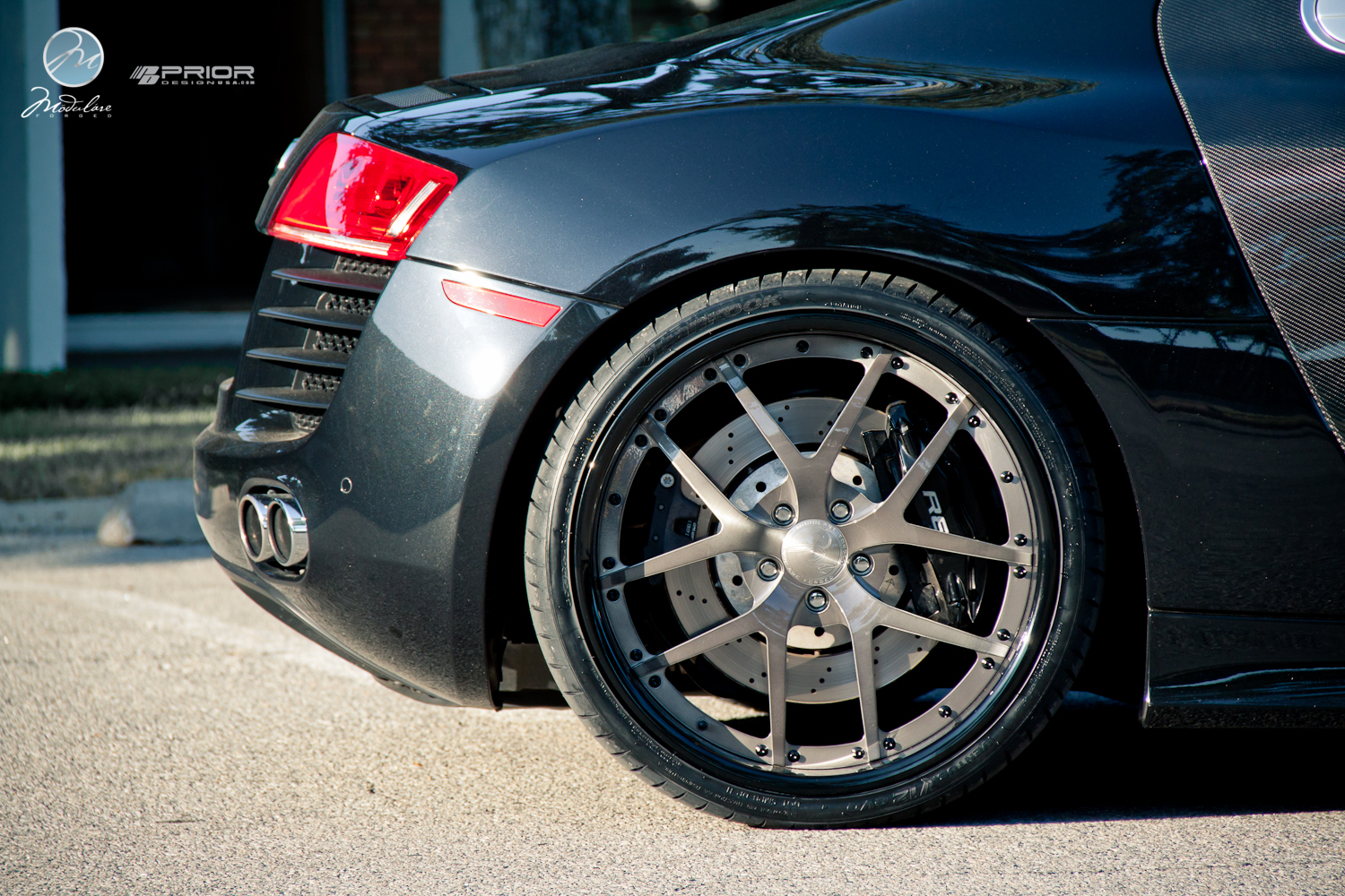 photo 6 Audi R8 custom wheels Modulare M18 20x8.5, ET , tire size 235/30 R20. 20x11.0 ET 305/25 R20