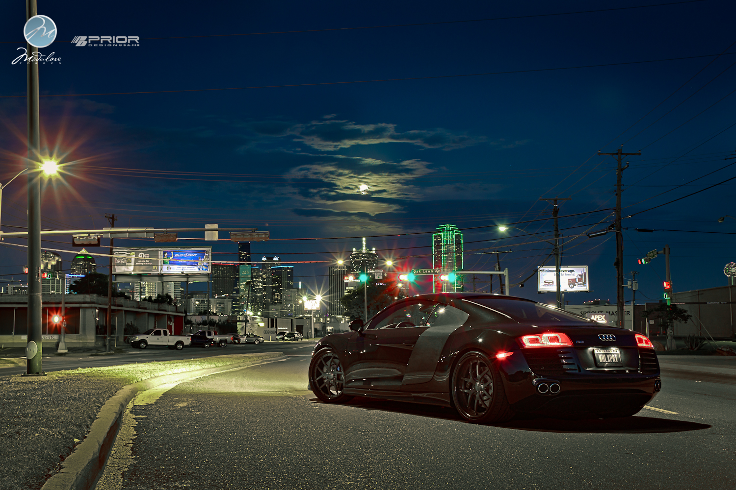 photo 21 Audi R8 custom wheels Modulare M18 20x8.5, ET , tire size 235/30 R20. 20x11.0 ET 305/25 R20